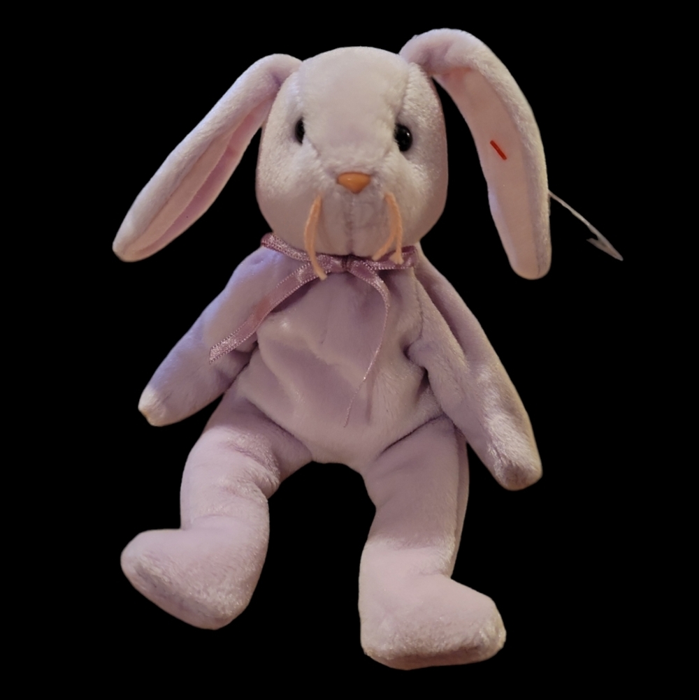 RARE Retired TY Beanie Baby "Floppity" Bunny 🐰 with Errors